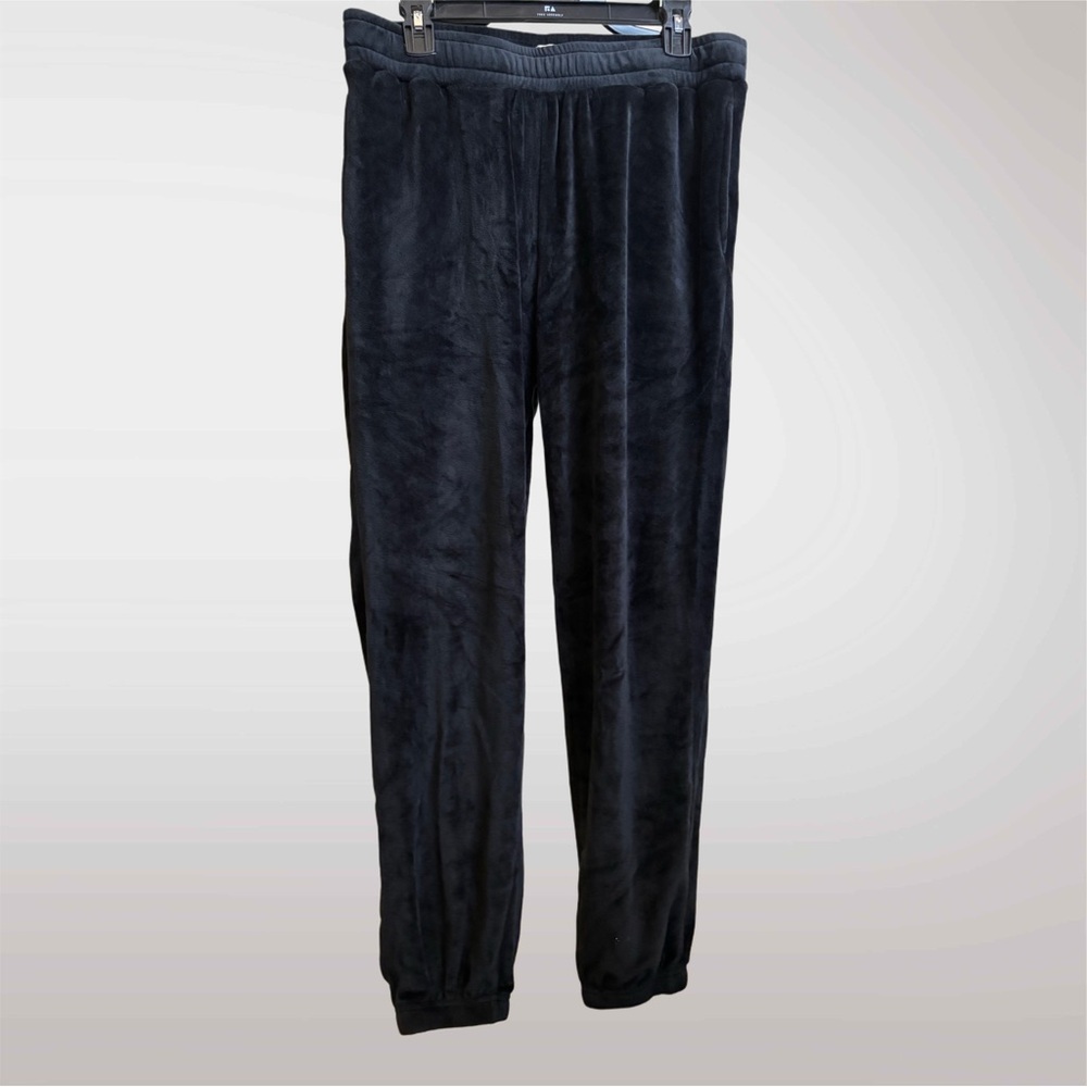 Sacre' Solei Velour Jogger Women's Size MD Gathered Waistband Soft Lounge